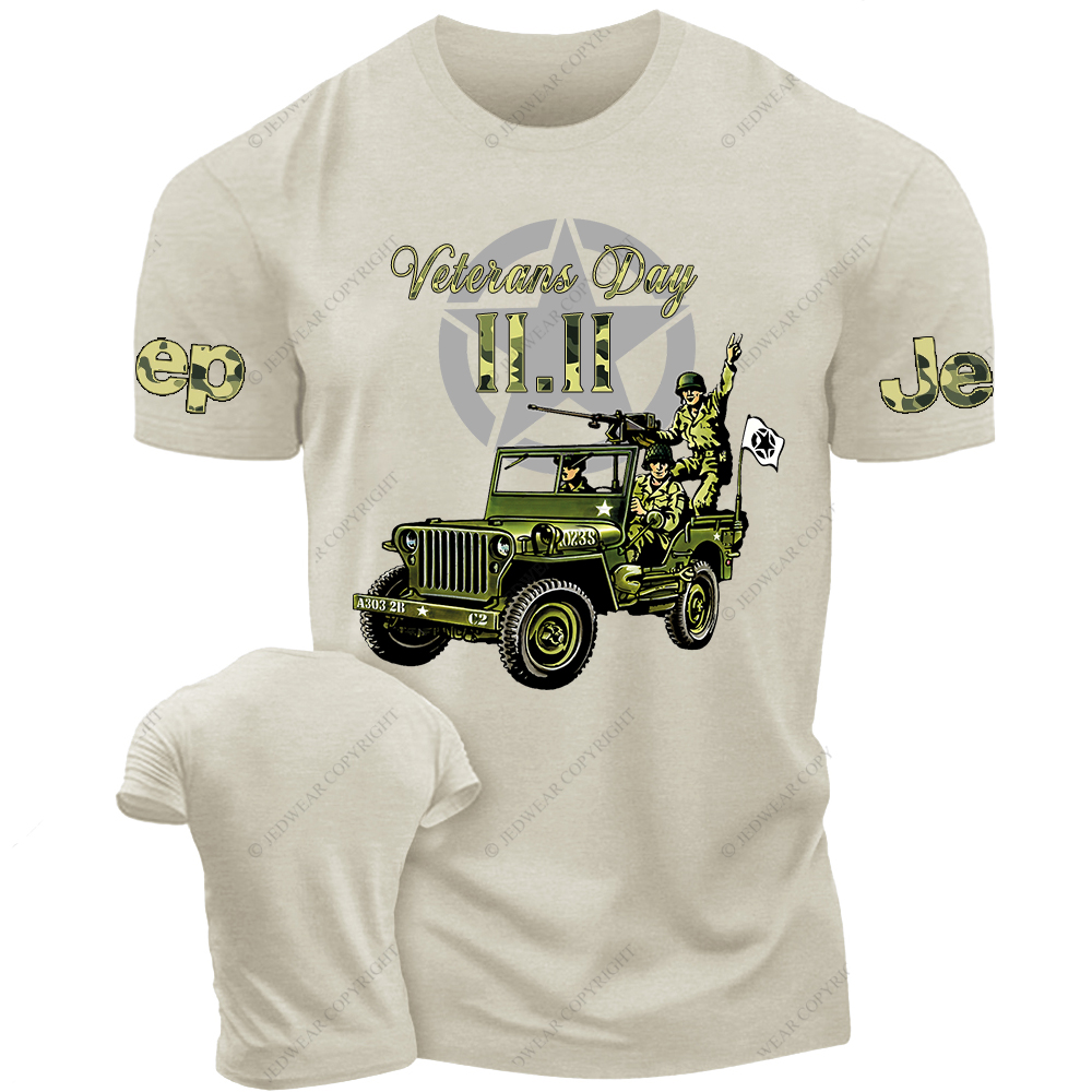 Retro Military Soldiers November 11 Veterans Day Jp T-Shirt