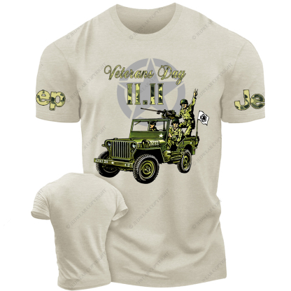 Retro Military Soldiers November 11 Veterans Day Jp T-Shirt