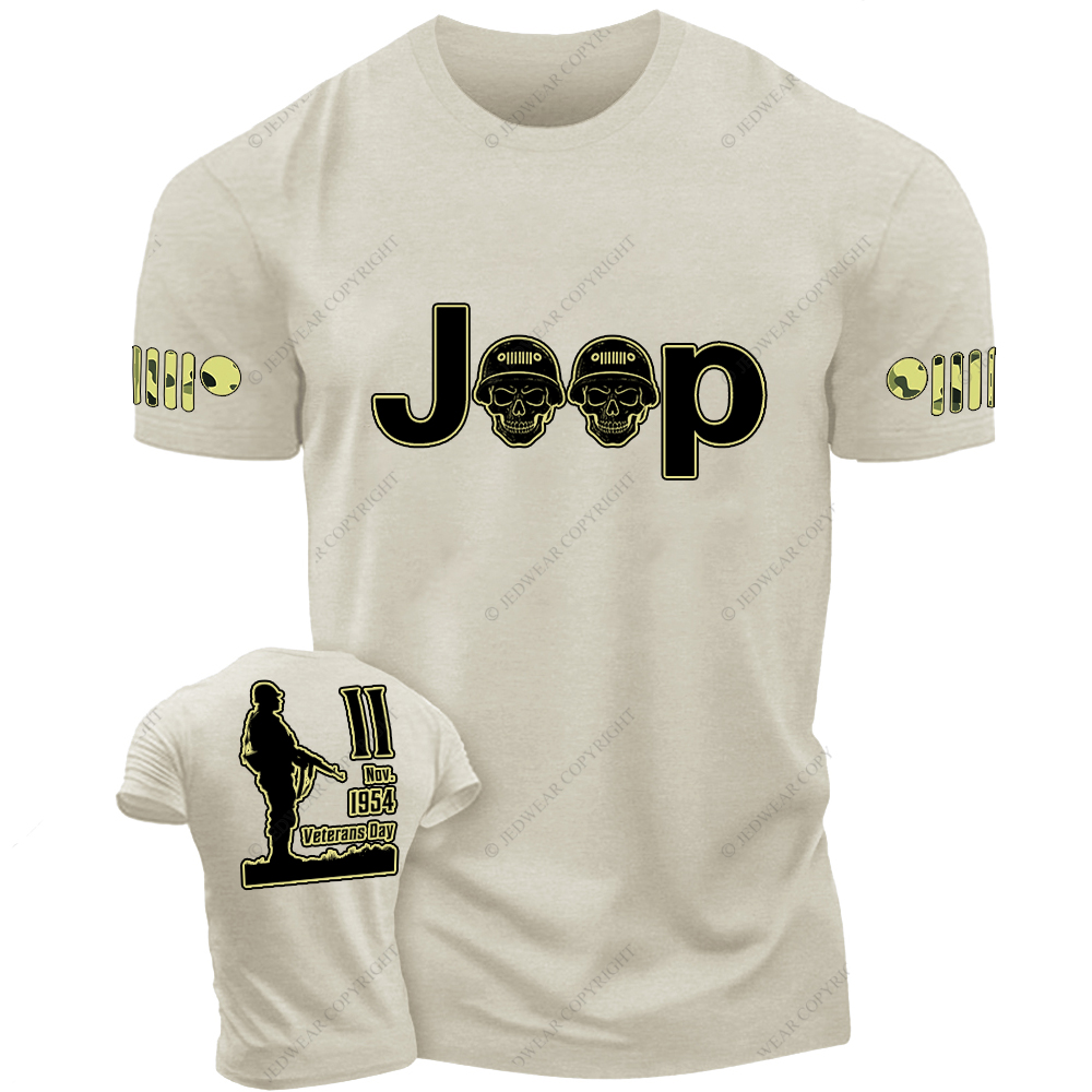 Retro Military Soldiers 1954 November 11 Veterans Day Jp T-Shirt