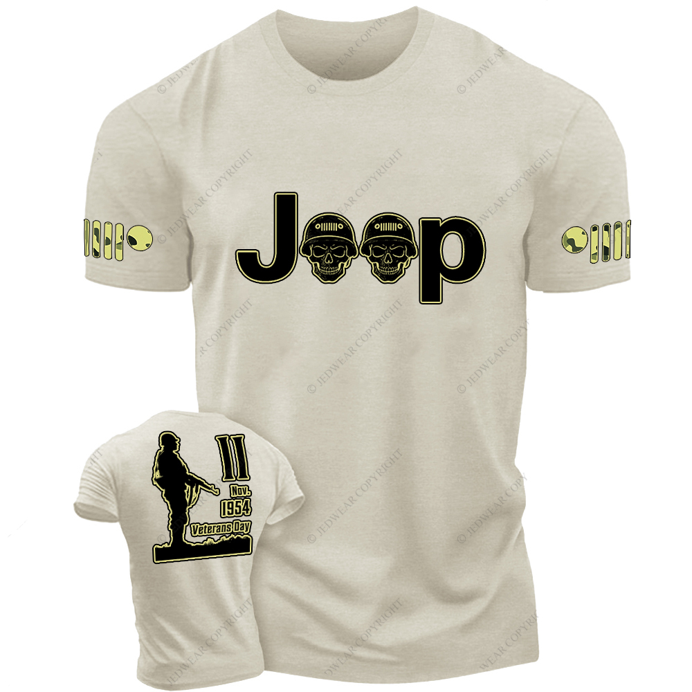 Retro Military Soldiers 1954 November 11 Veterans Day Jp T-Shirt