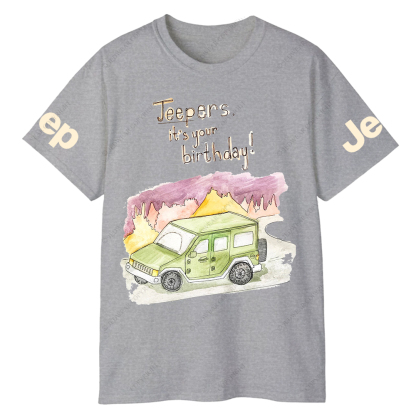 Funny Off-Road Cartoon It's Your Birthday Jp T-Shirt