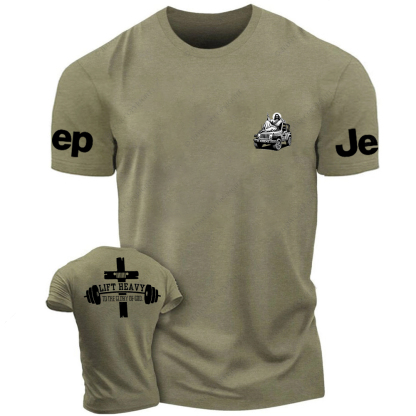 Lift Heavy To The Glory Of God Religion Jesus Jp T-Shirt