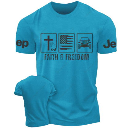Religion Jesus Faith And Freedom Jp T-Shirt