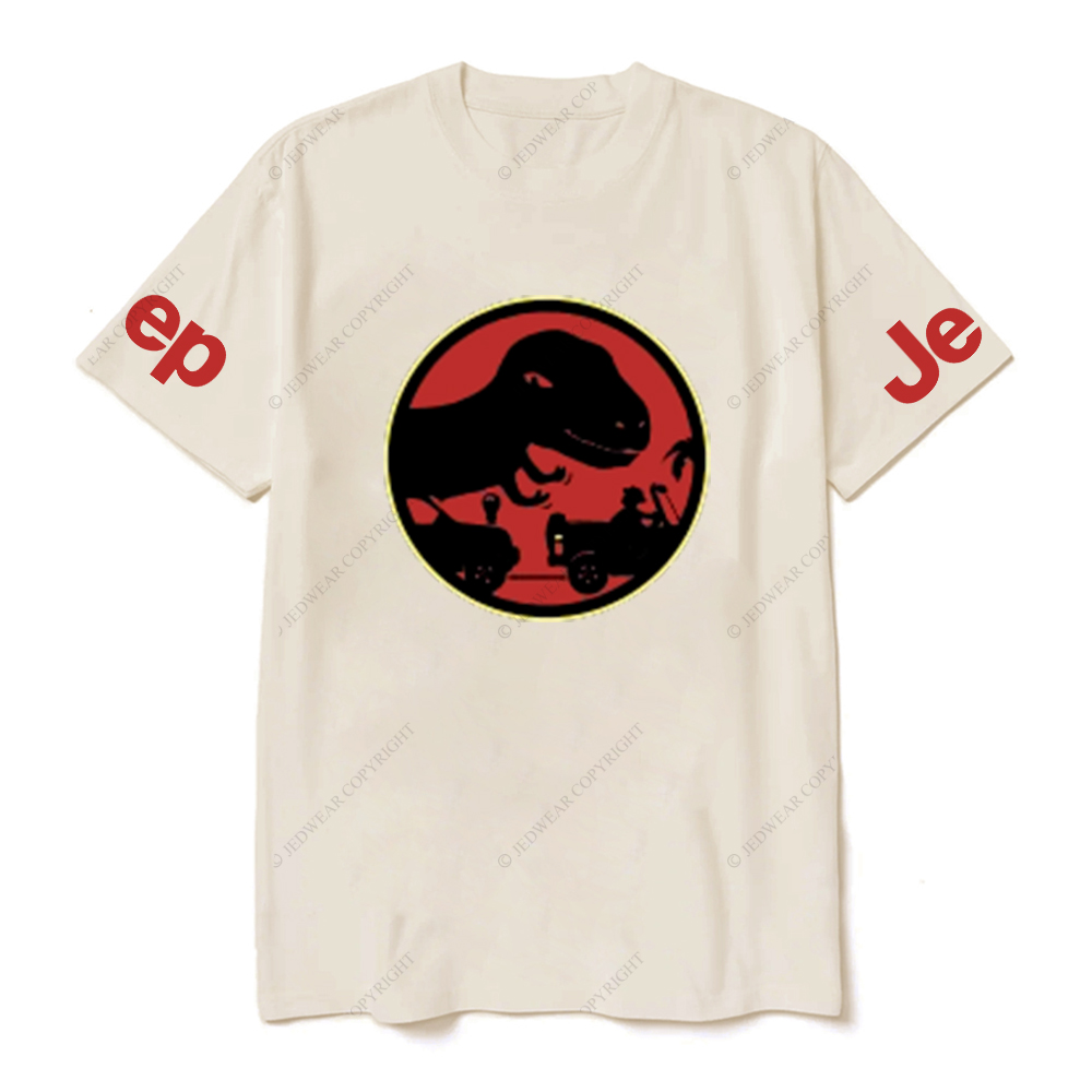 Dinosaur Behind The Car JP T-Shirt