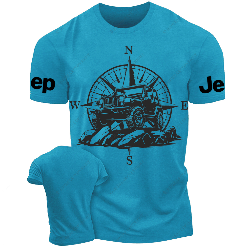 Mountain Compass Silhouette Black And White Sketch Jp T-Shirt