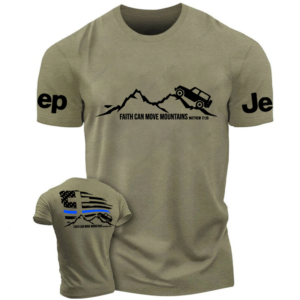 Religion Jesus Police The Blue Line Jp T-Shirt