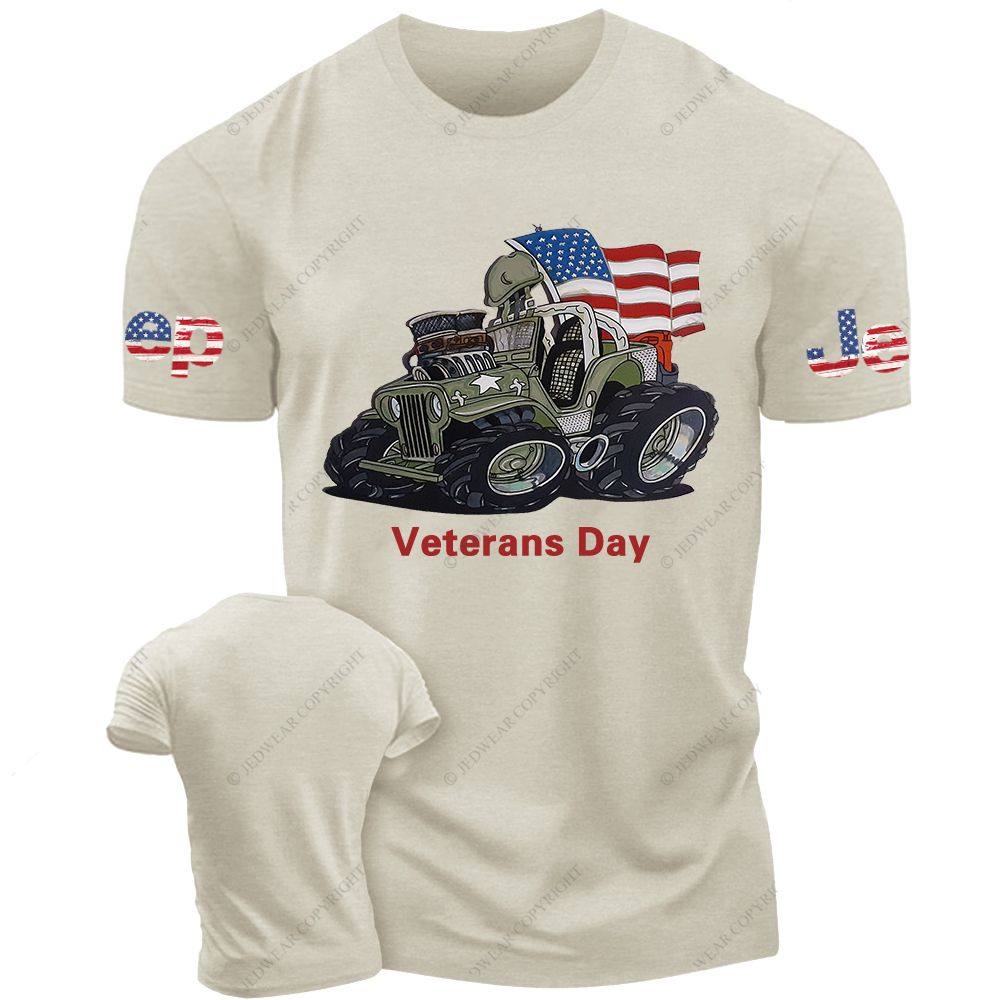 Veterans Day American Flag Patriot Jp T-Shirt