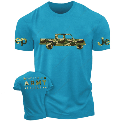  Green Camo Gladiator Truck Camouflage Camo Truck Lovers Jp T-Shirt