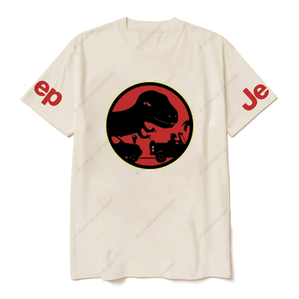 Dinosaur Behind The Car JP T-Shirt