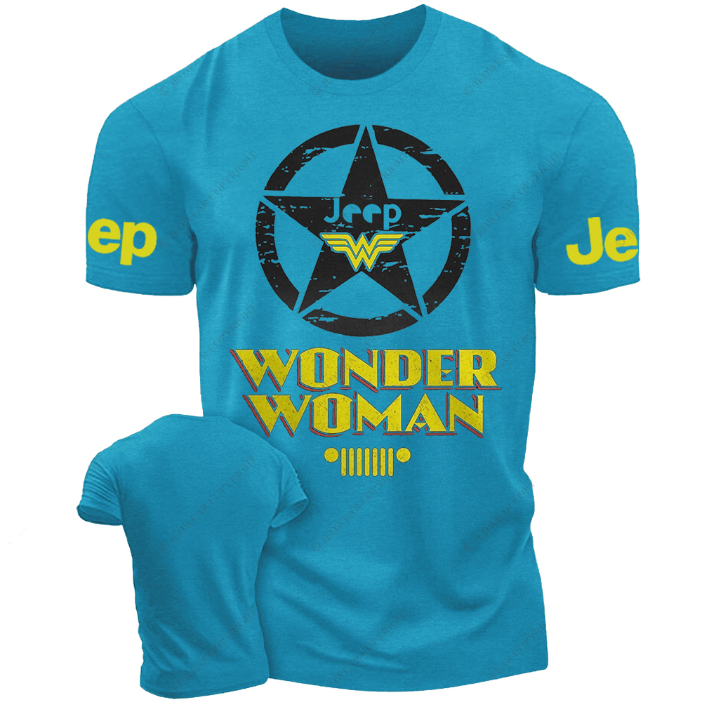 Wonder Woman Military Star Jp T-Shirt