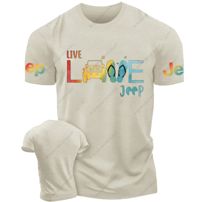 Live Colorful Slippers Jp T-Shirt