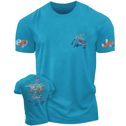 Salty Lil' Beach Summer Turtle Slippers Jp T-Shirt