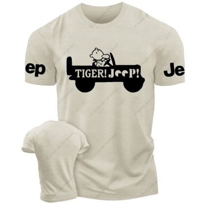 Tiger Driving A Car Jp T-Shirt