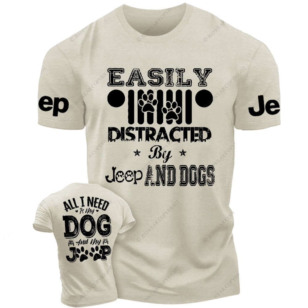 All I Need Is My Dog And My Car Jp T-Shirt