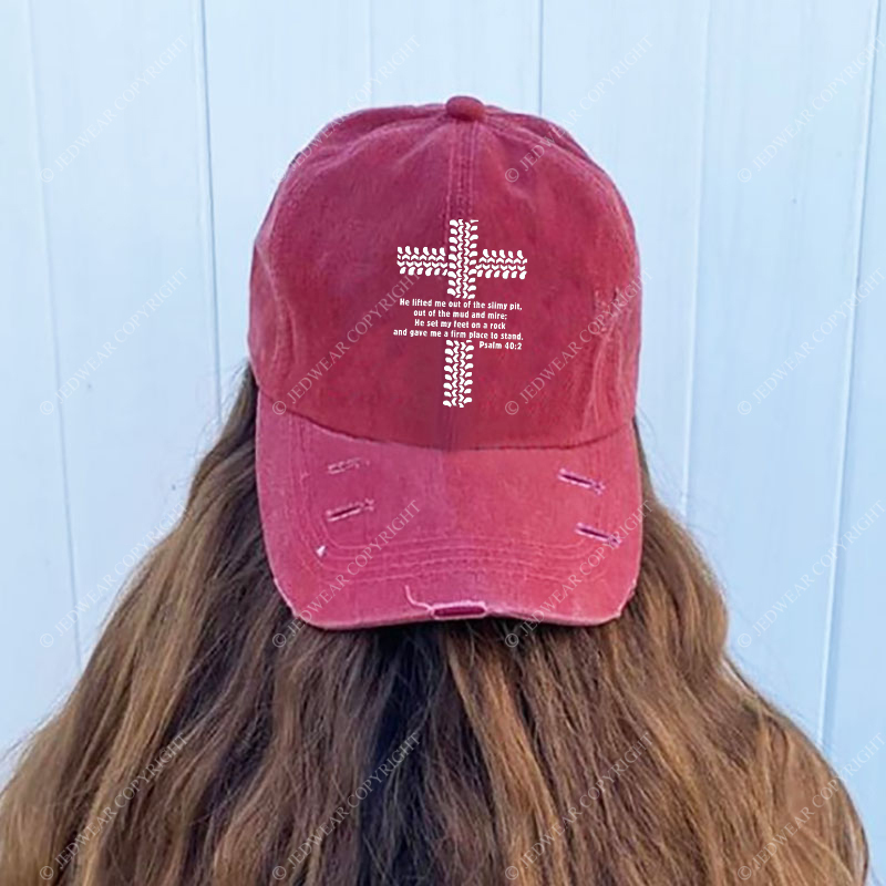 Religion Cross Jesus Bible Wheelmarks Psalm Jp Baseball Cap