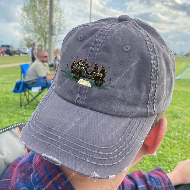 Retro Military Soldiers Jp Baseball Cap