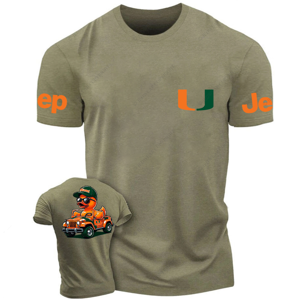 University of Miami Duck Jp T-Shirt