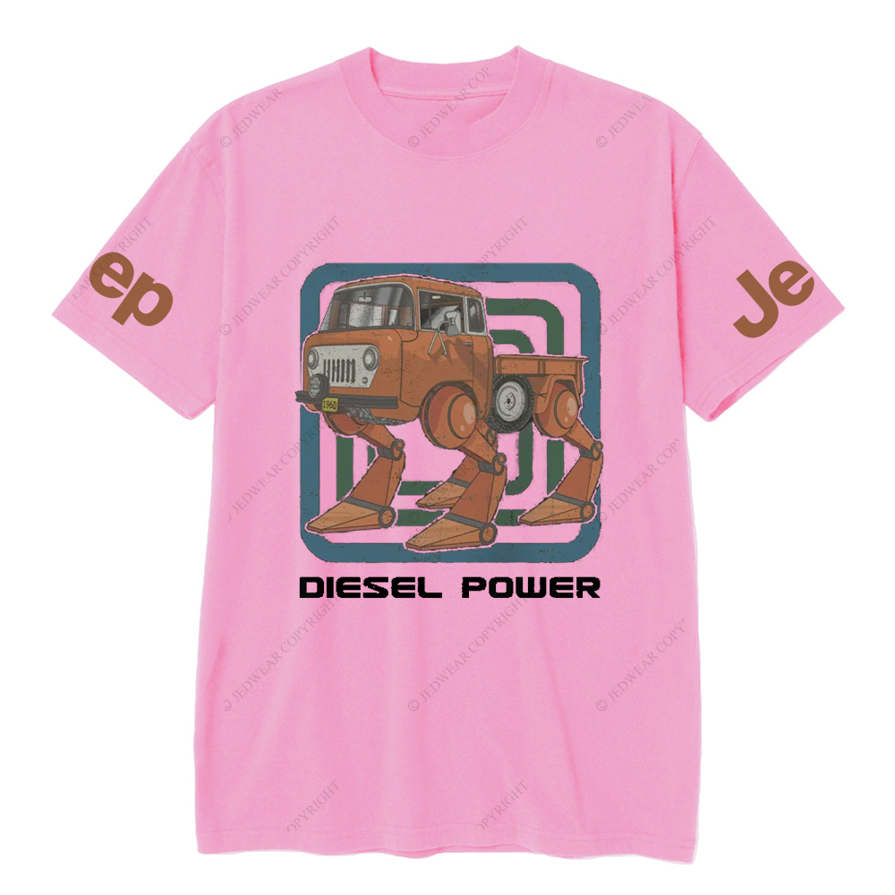 Funny Style Diesel Power Red  Four Wheeler JP T-Shirt