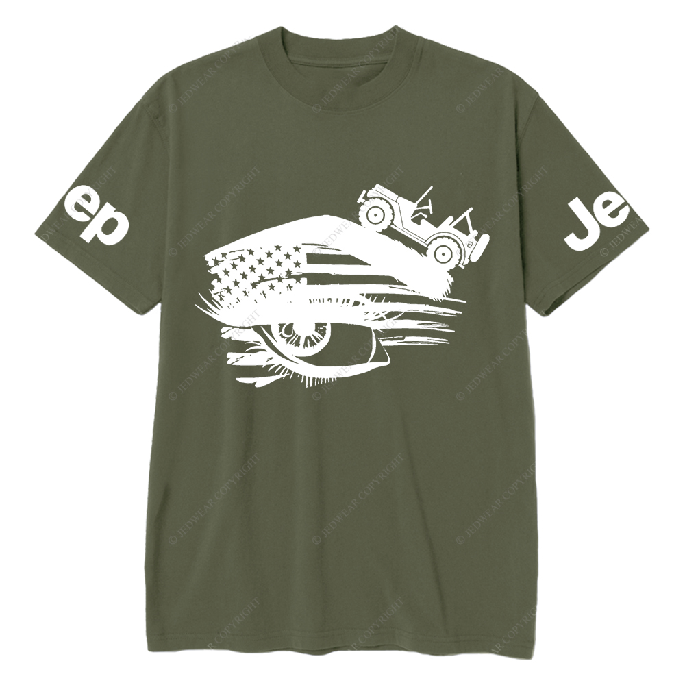 American Flag Eyes Silhouette Jp T-Shirt