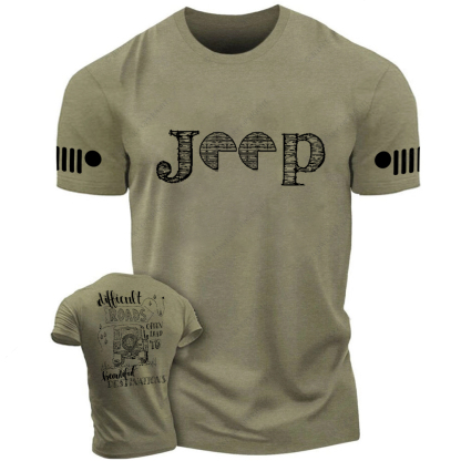 Difficult Roads Often Lead To Beautiful Destination Jp T-Shirt