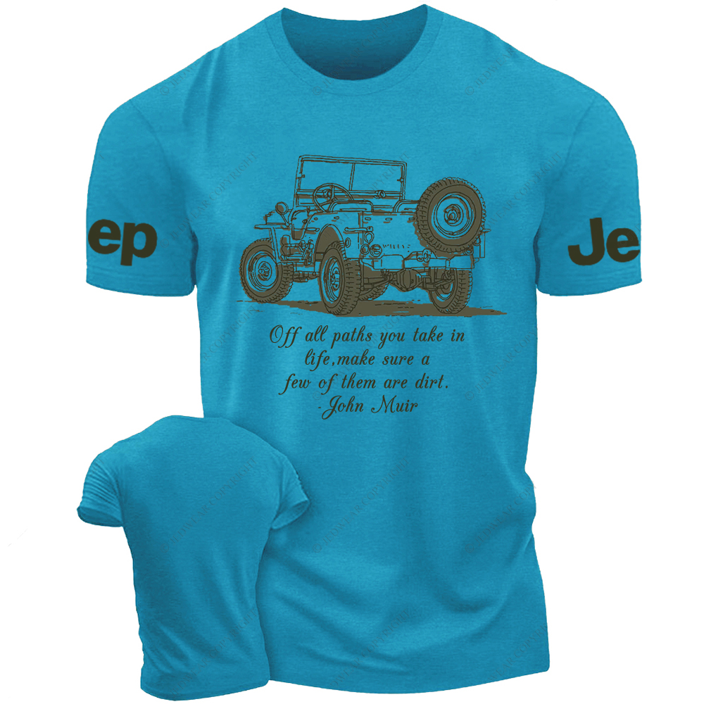 Willys Vintage US Military Offroader 4x4 Jp T-Shirt