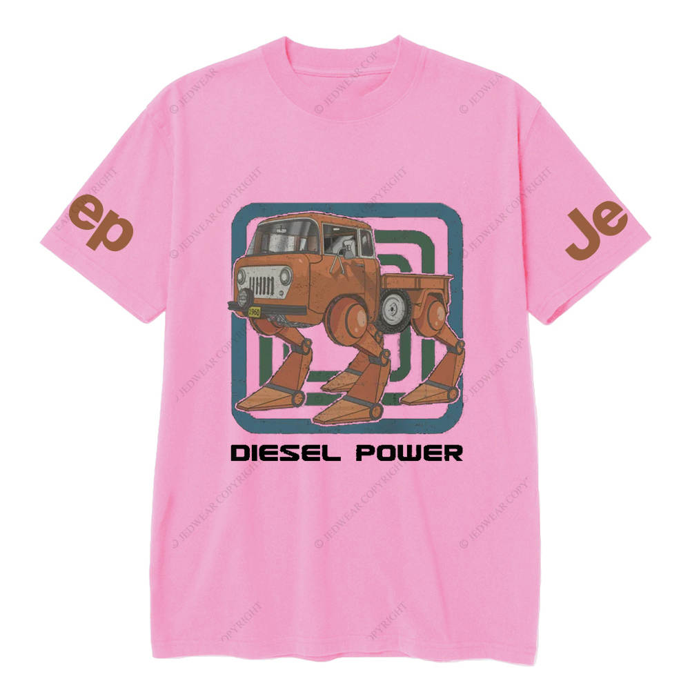 Funny Style Diesel Power Red  Four Wheeler JP T-Shirt