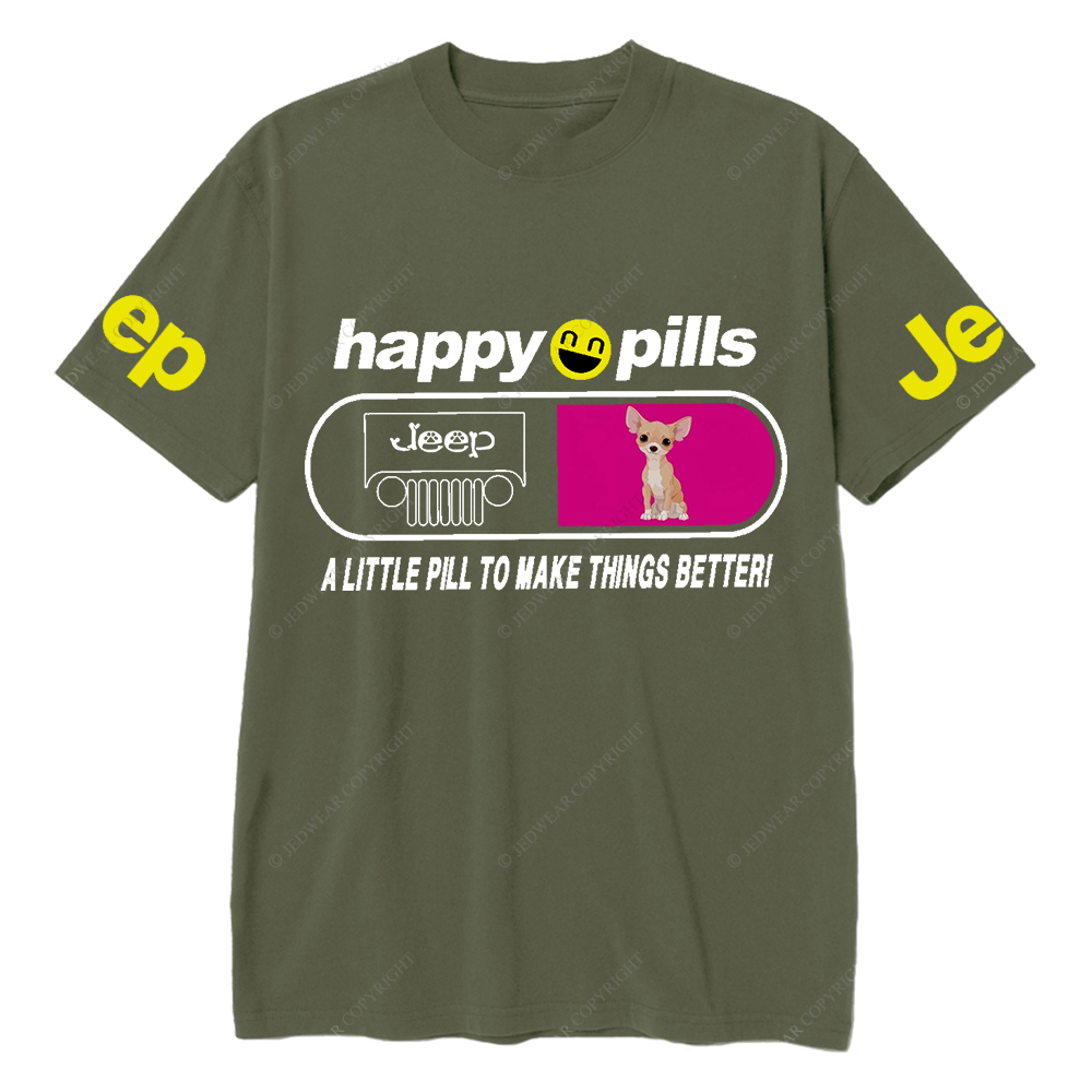 Pet Happy Pills A Little Pill To Make Things Better Jp T-Shirt