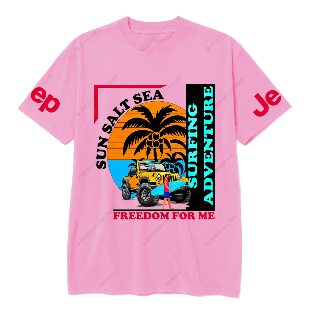 Sun Salt Sea Freedom For Me Surfing Adventure JP T-Shirt