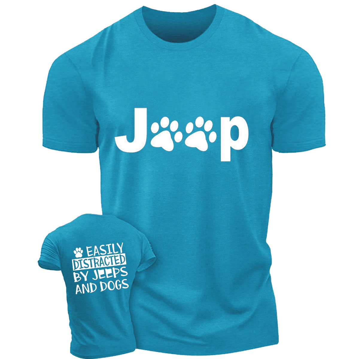 Easily Distracted By Jps And Dos Printed T-Shirt