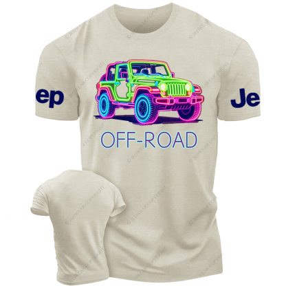 Colorful Neon Lines Car Jp T-Shirt