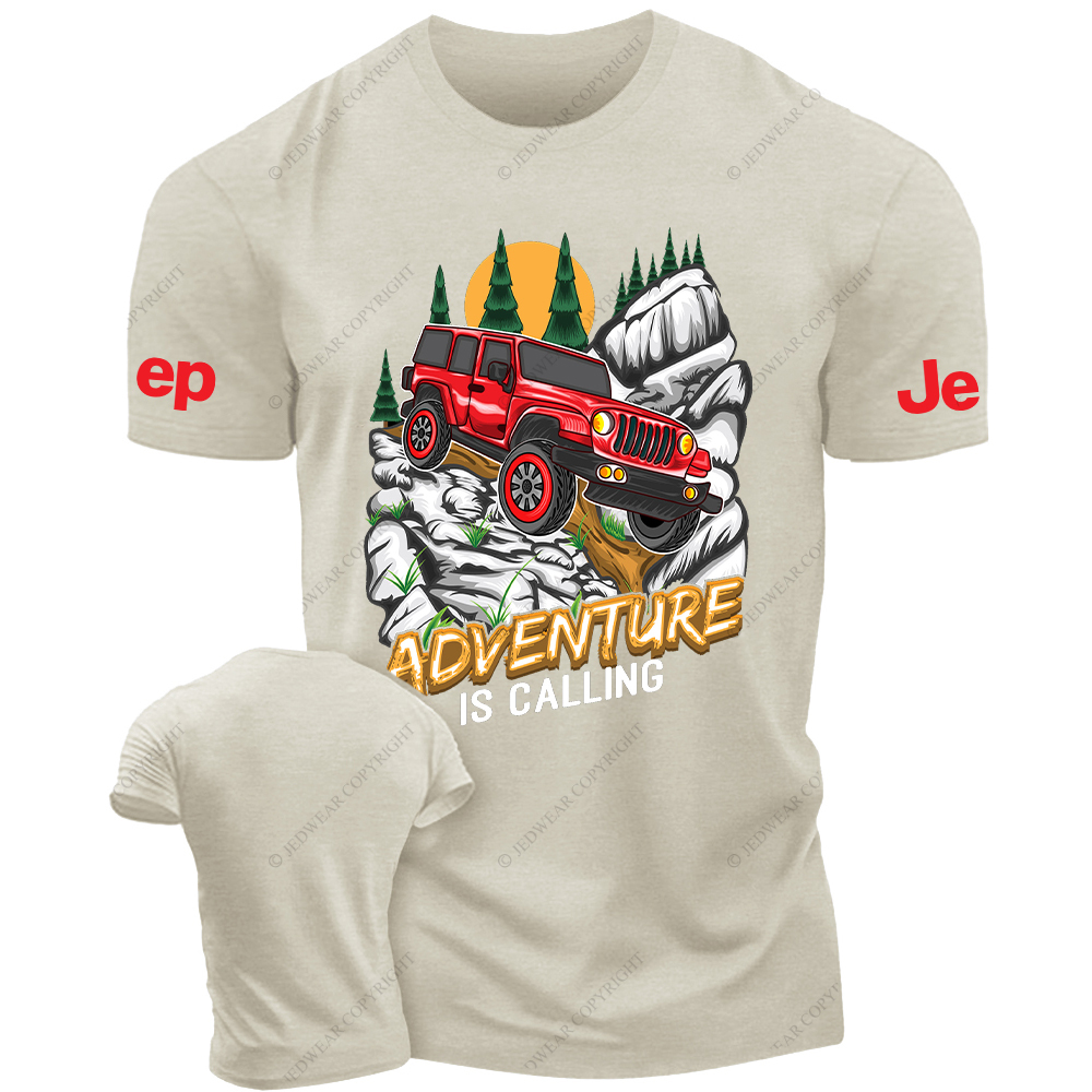 Adventure Is Calling Mountain Road Stones JP T-Shirt