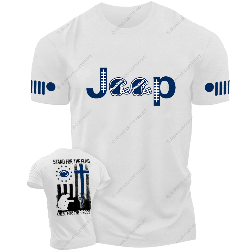 Penn State Stand For The Flag Kneel For The Cross Nation Jp T-Shirt