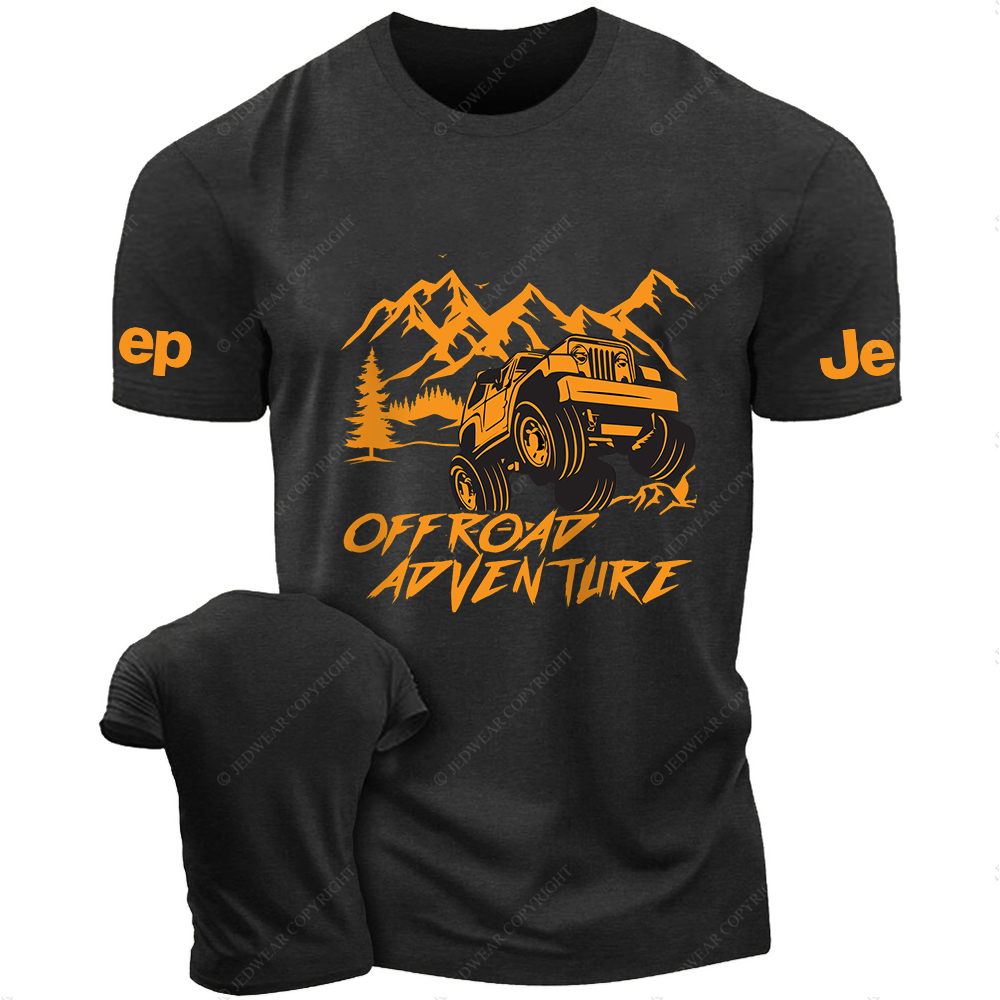 Off-Road The Vehicle Drives Over The Rocks With Difficulty JP T-Shirt