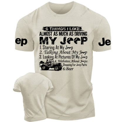 6 Things I Like Almost As Much As Driving Mug On Mug Jp T-Shirt