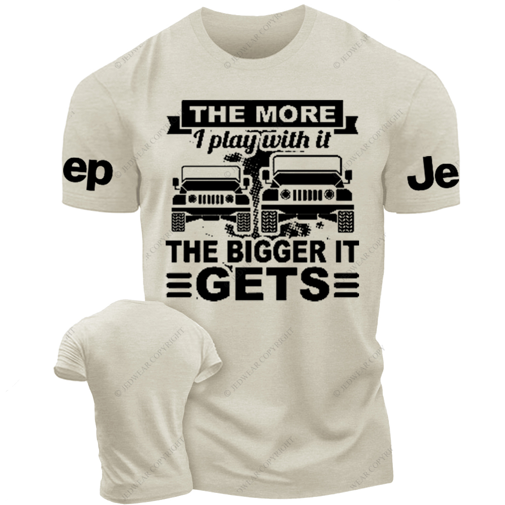 The More I Play With It The Bigger I Get Jp T-Shirt