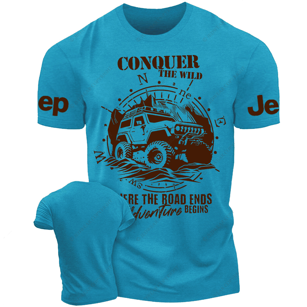 Off-Road 4x4 Car Wild Forest Adventure Jp T-Shirt