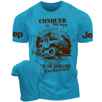 Off-Road 4x4 Car Wild Forest Adventure Jp T-Shirt