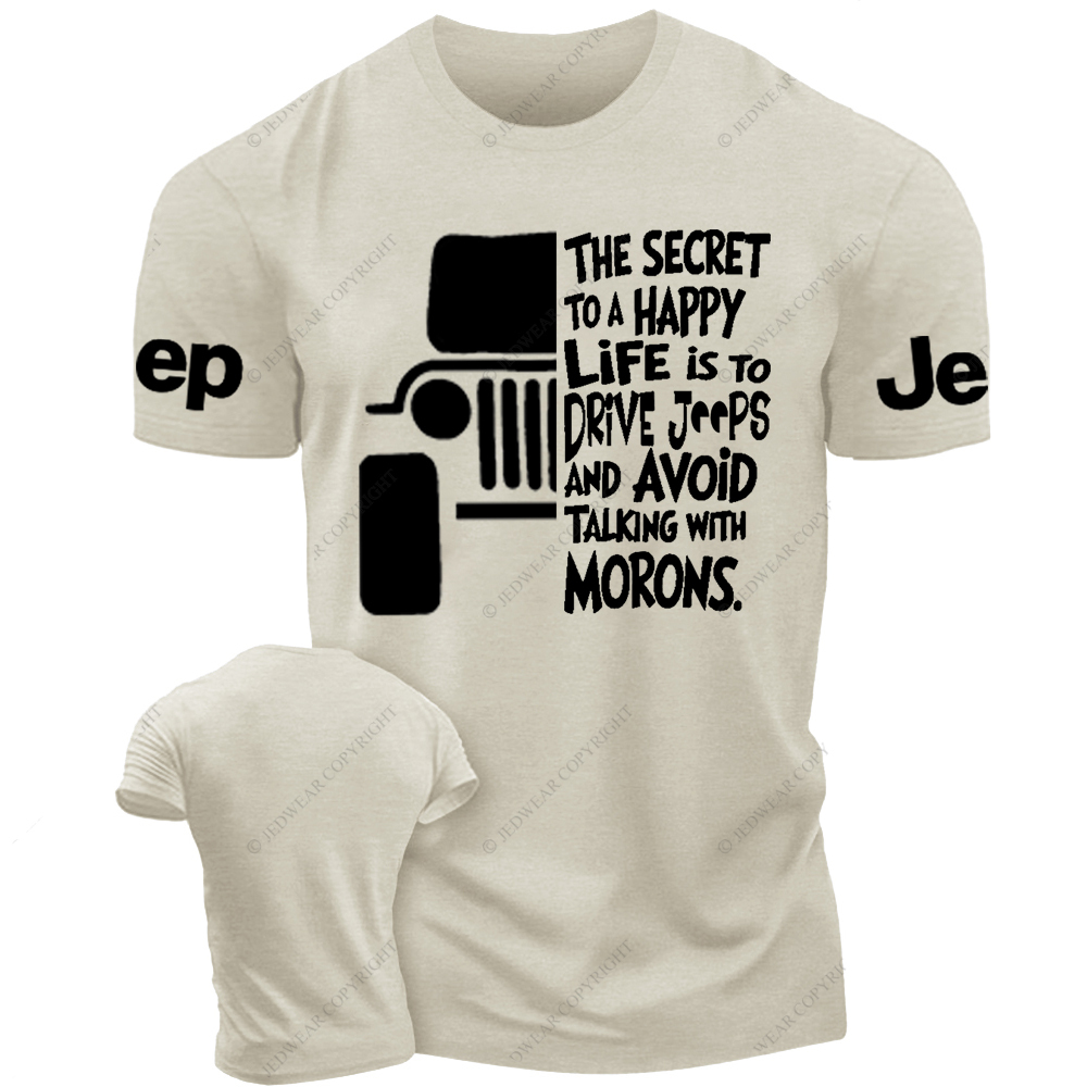 The Secret To A Happy Life Is To Drive Jp T-Shirt