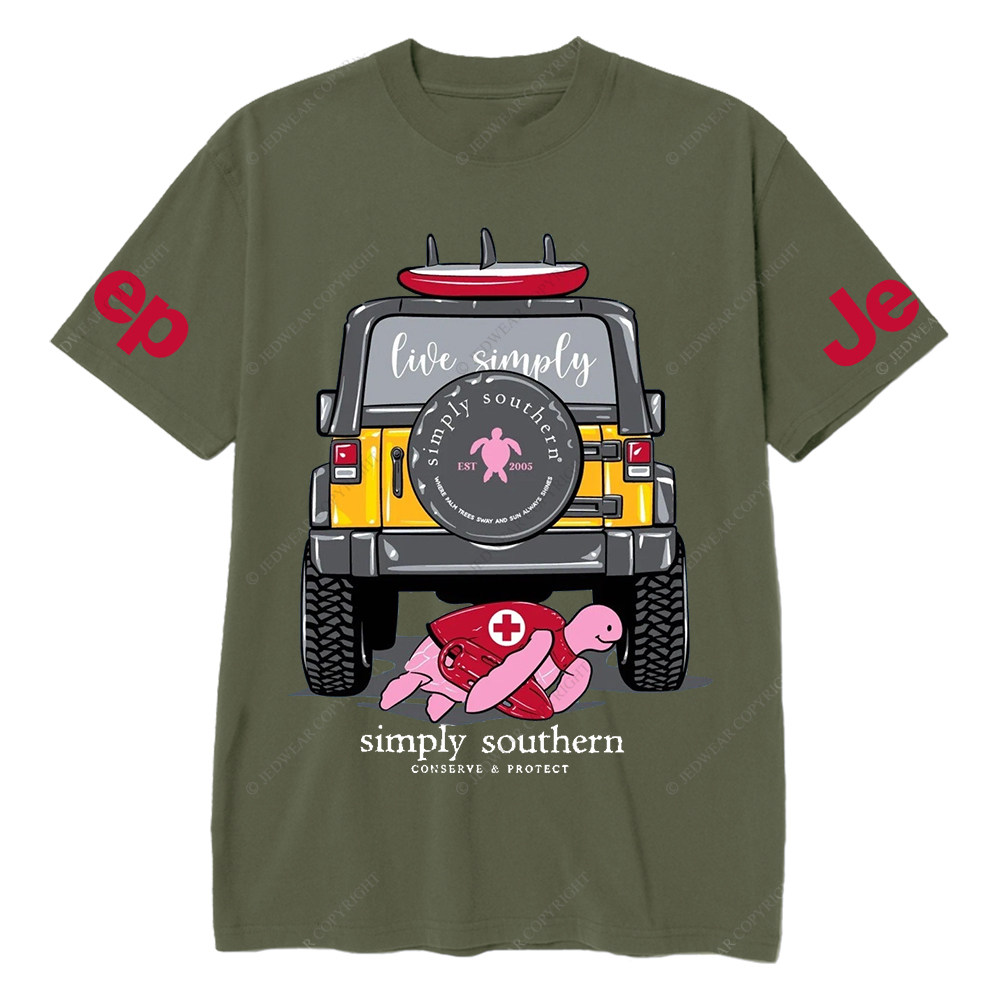  Simply Southern Turtle Tracker Lifeguard Patrol  Rider Jp T-Shirt