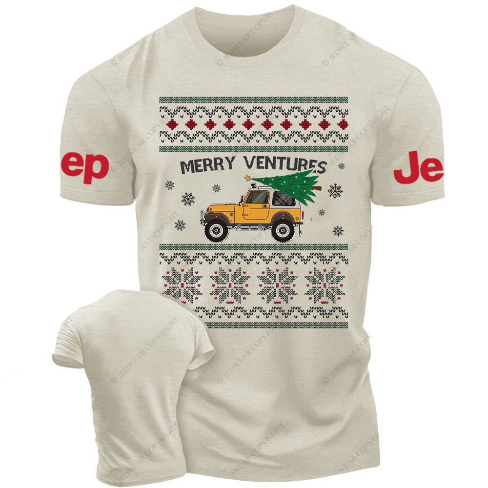 Ugly Christmas Merry Ventures Jp T-Shirt 