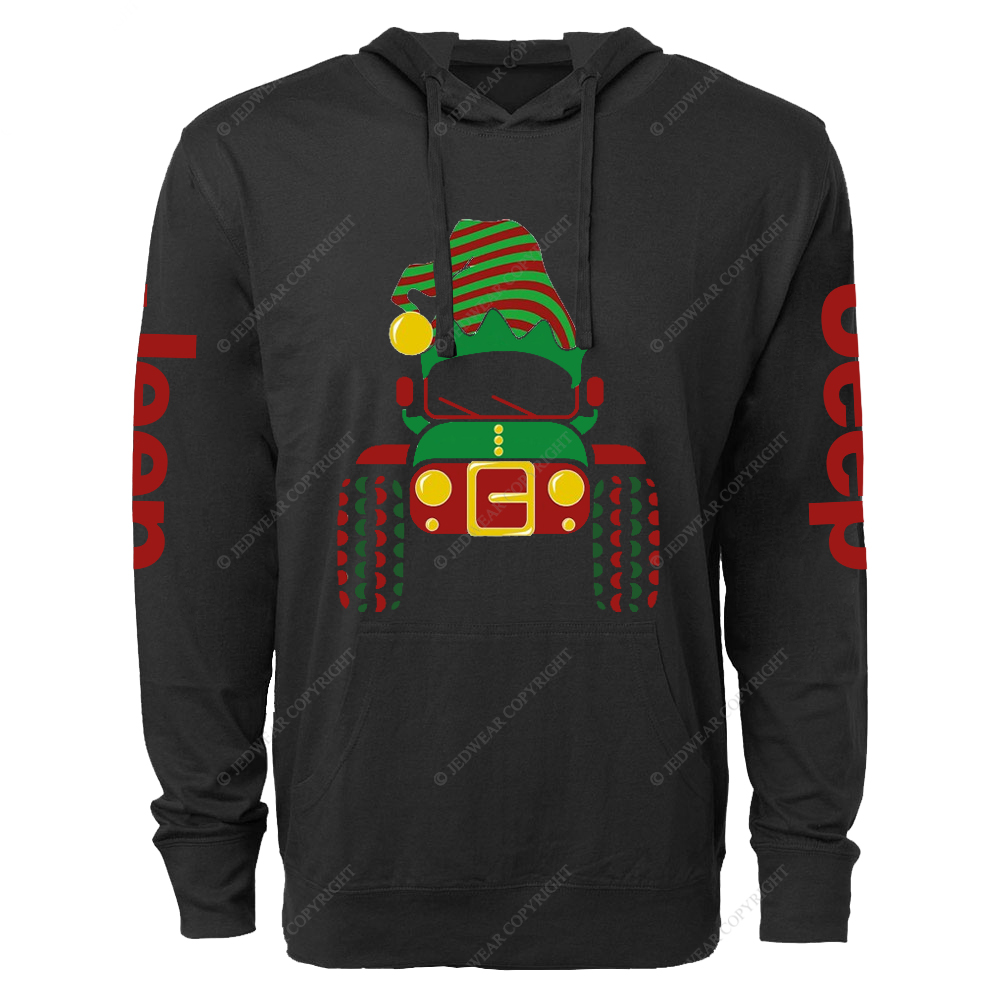 Christmas Offroad Car Jp Lightweight Hoodie