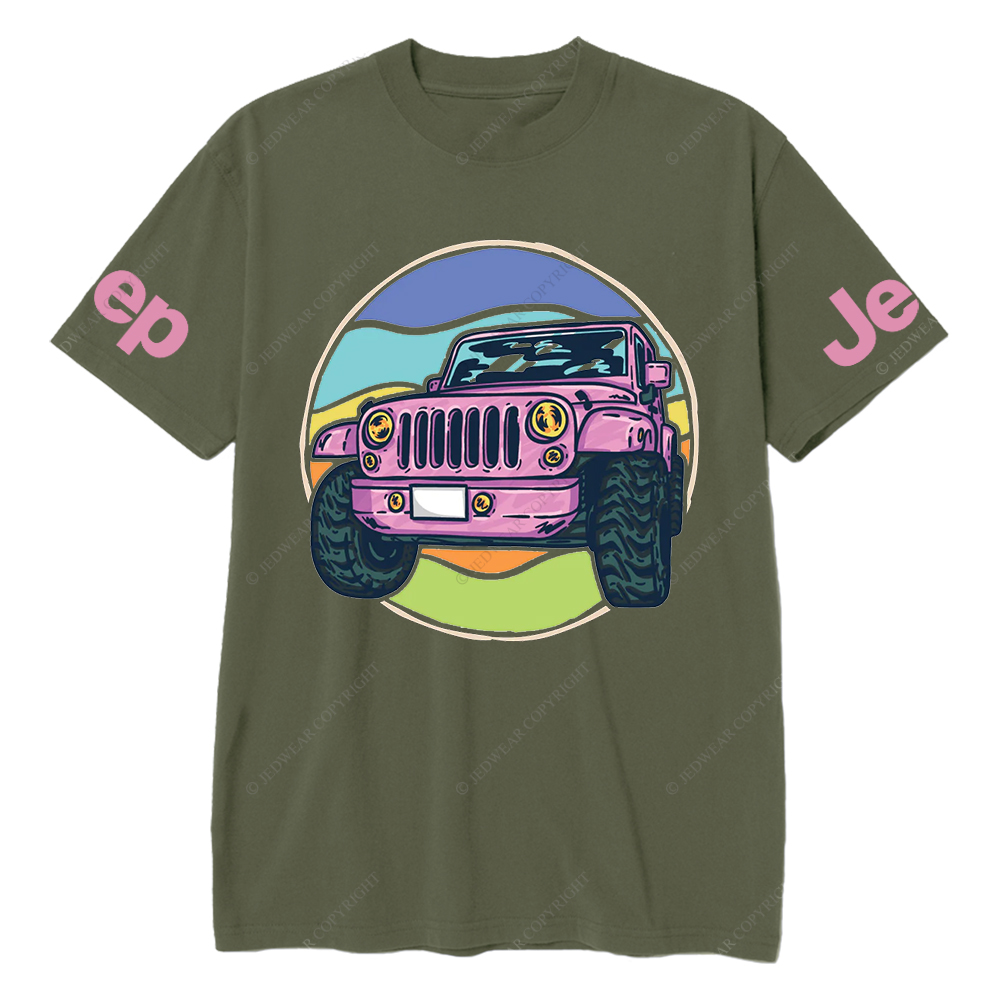 Pink Off-Road Adventure Vehicle Jp T-Shirt
