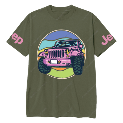 Pink Off-Road Adventure Vehicle Jp T-Shirt