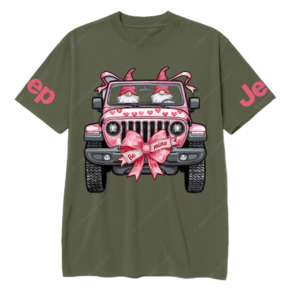 Valentine Gnomes Pink Car Jp T-Shirt