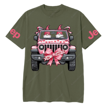 Valentine Gnomes Pink Car Jp T-Shirt