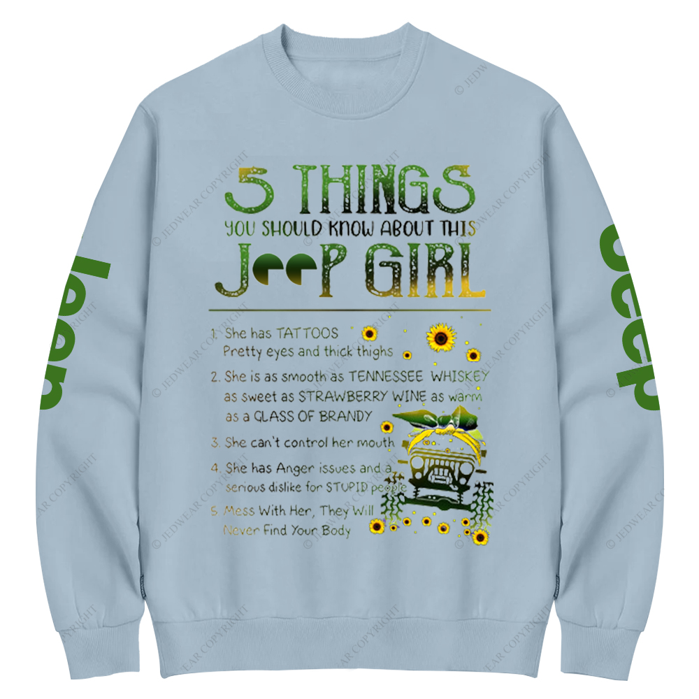 5 Things You Should Know About This Girl Jp Crew Neck Sweatshirt
