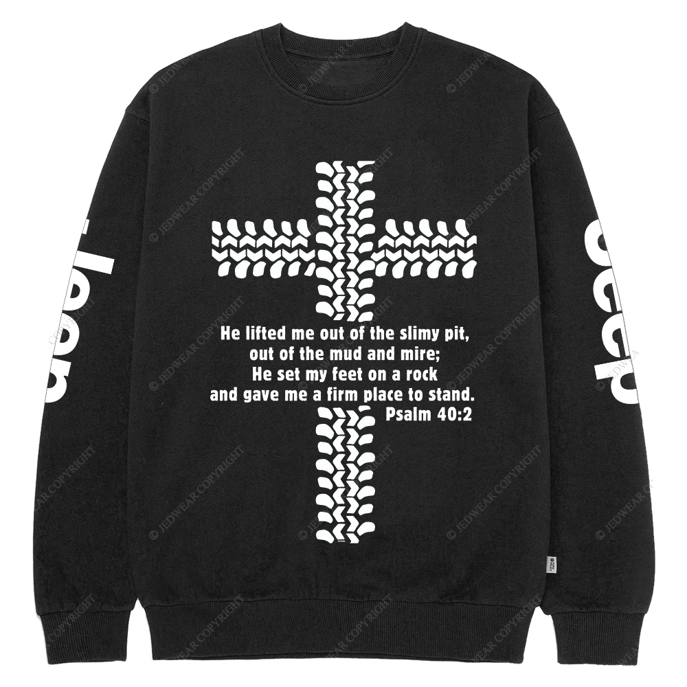 Mount Pisgah Church Religion Jesus Christian Jp Crew Neck Sweatshirt