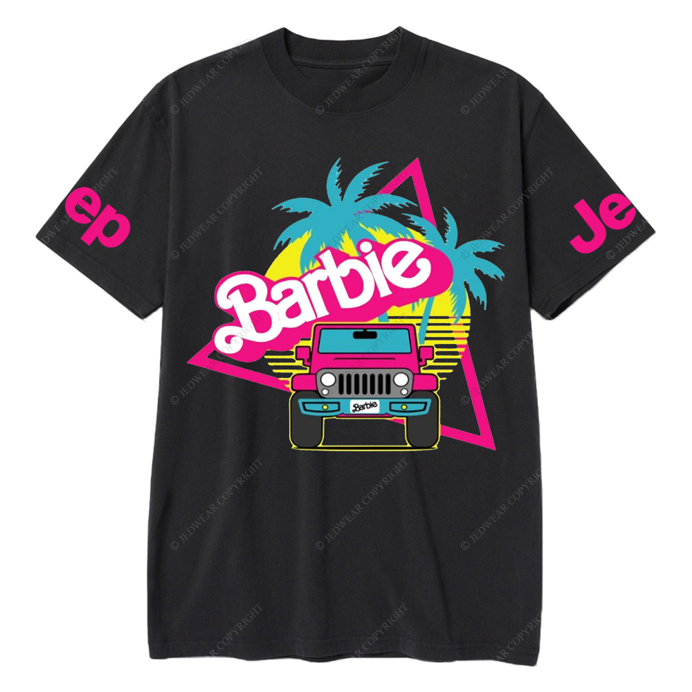 Off-Road Adventure Pink Vehicle Barbie Jp T-Shirt