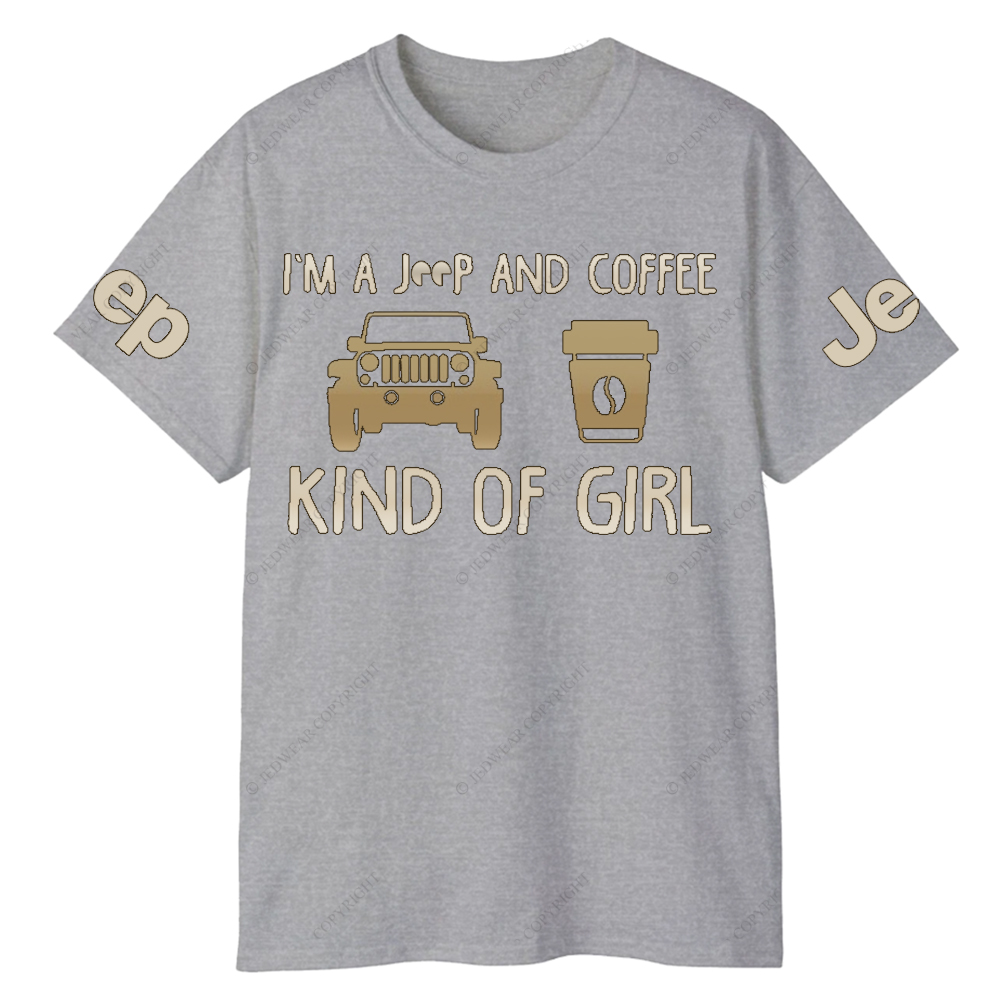 I’m A Car And Coffee Kind Of Girl Jp T-Shirt