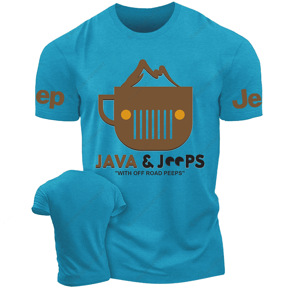 Java Coffee With Offroad Peeps  Jp T-Shirt 